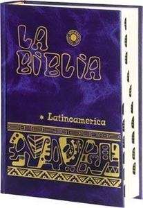 La Biblia Latinoamérica  "bolsillo, con uñeros"