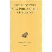 Prolégomènes à la philosophie de Platon