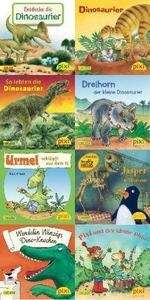 Pixi Bücher: Bei sind die Dinos los, 8 Hefte.