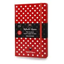 Notebook Minnie Mouse plain -L- red