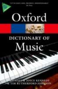 Oxford Dictionary of Music