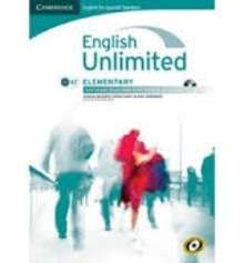 English unlimited for spanish speakers elementary self-study pack (workbook with dvd-rom and audio cd)