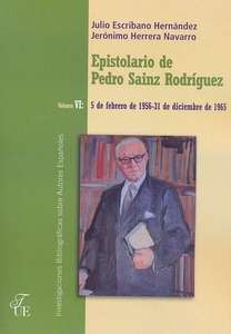 Epistolario de Pedro Sainz Rodríguez