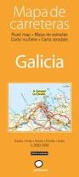 Mapa de carreteras. Galicia