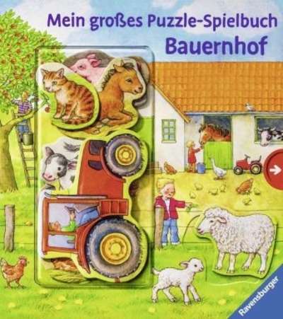 Mein grosses Puzzle-Spielbuch Bauernhof