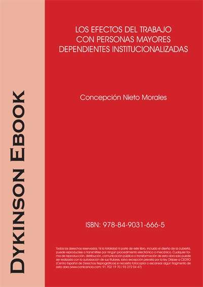 Los efectos del trabajo con personas mayores dependientes institucionalizadas