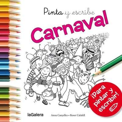 Pinta y escribe Carnaval