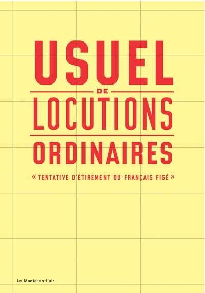 Usuel de locutions ordinaires