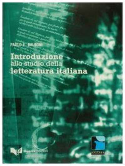 Introduzione allo studio della letteratura italiana
