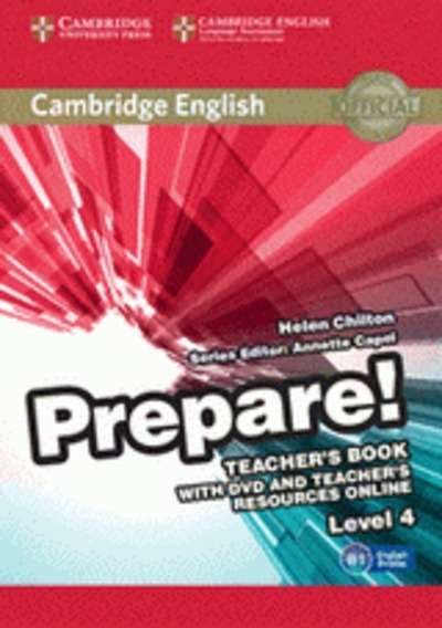 Prepare! 4 Teacher's Book with DVD and Teacher's Resource Online