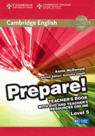 Prepare! 5 Teacher's Book with DVD and Teacher's Resources Online