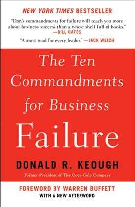 The Ten Commandments for BusinessFailure