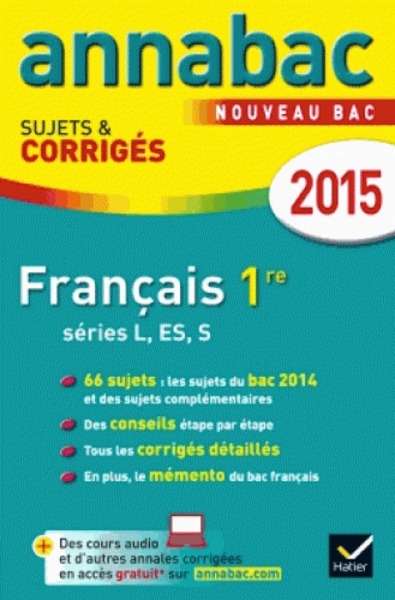 Français 1e séries L, ES, S