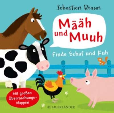 Mäh und muh - Finde Schaf und Kuh