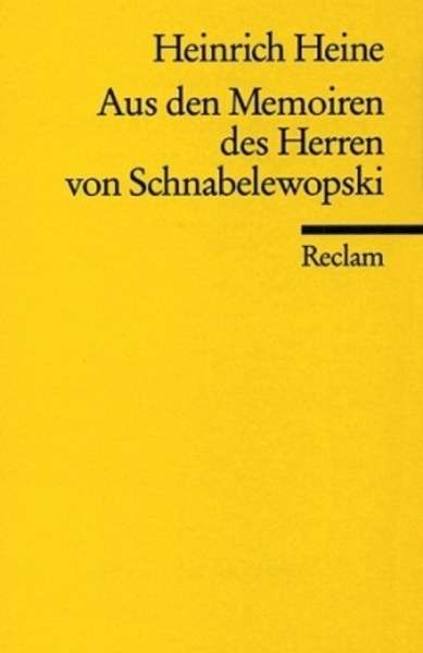 Aus den Memoiren des Herren von Schnabelewopski