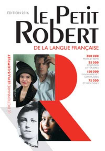 Le Petit Robert langue française (grand format) 2016