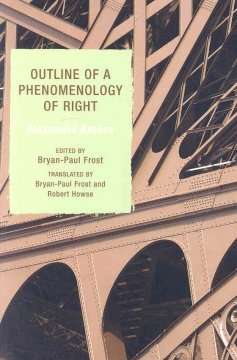 Outline of a Phenomenology of Right