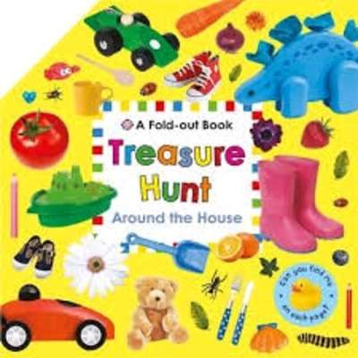 Treasure Hunt: Around the House. A Fold-out Book