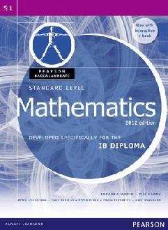 Pearson Baccalaureate Standard Level Mathematics Print and Ebook Bundle for the IB Diploma