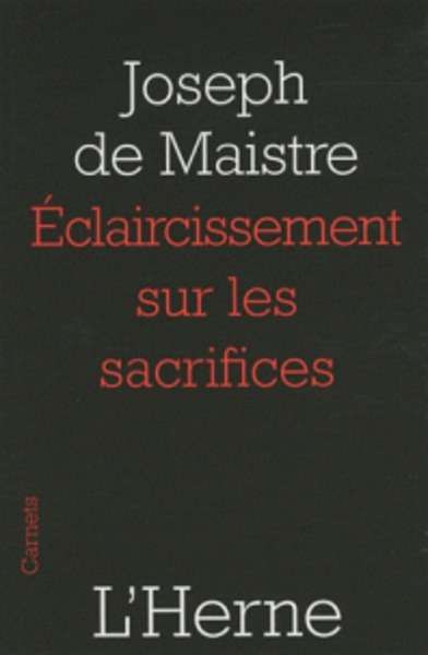 Eclaicissement sur les sacrifices