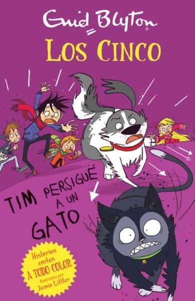 Historias cortas de los Cinco 8. Tim persigue a un gato