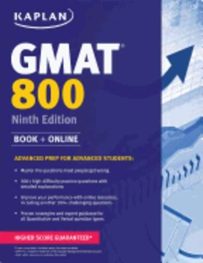 GMAT 800 with Access Code: Advanced Preparation for Advanced Students