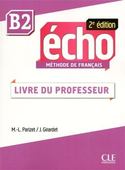 Echo B2 livre du professeur 2ed