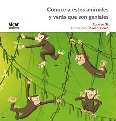 Conoce a estos animales (letra manuscrita)