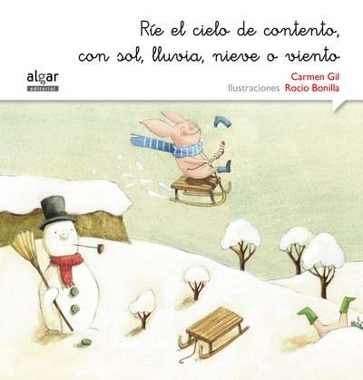 Ríe el cielo de contento, con sol, lluvia, nieve o viento (letra manuscrita)