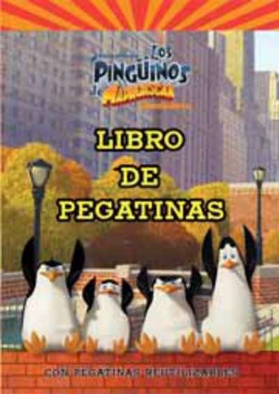 Pingüinos de Madagascar. Libro de pegatinas