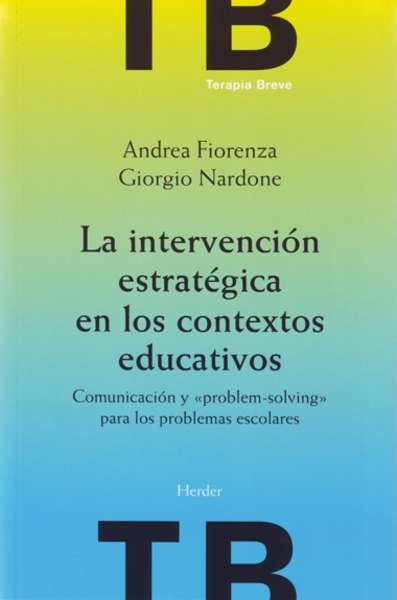 La intervención estratégica en los contextos educativos