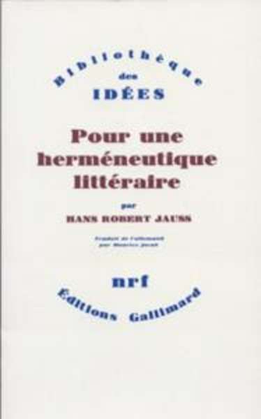 Pour une hermeneutique litteraire