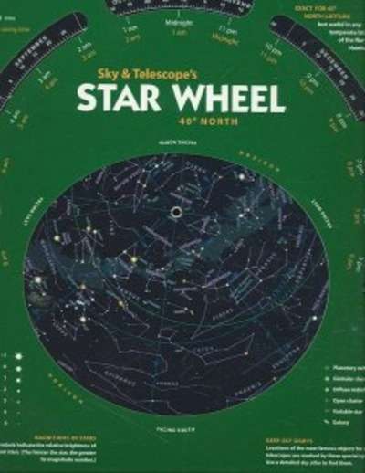 Sky x{0026} Telescope's Star Wheel 40 Degrees North