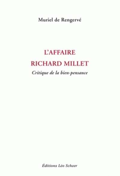 L'affaire Richard Millet