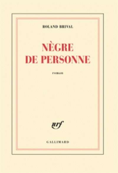 Nègre de personne