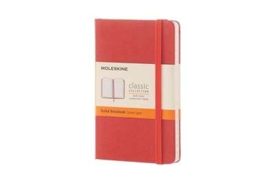 Moleskine Cuaderno clásico - P - Rayas naranja coral