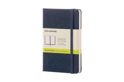 Moleskine Cuaderno clásico - P - Liso azul zafiro