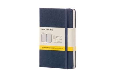 Moleskine Cuaderno clásico - P - Cuadriculado azul zafiro