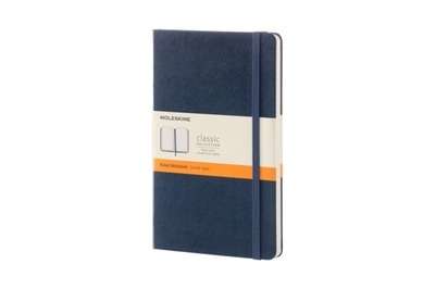 Moleskine Cuaderno clásico - L - Rayas azul zafiro