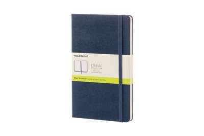 Moleskine Cuaderno clásico - L - Liso azul zafiro