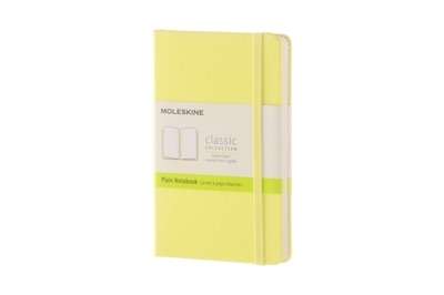 Moleskine Cuaderno clásico - P - Liso amarillo limón