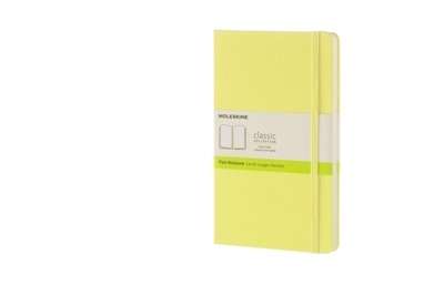 Moleskine Cuaderno clásico - L - Liso amarillo limón