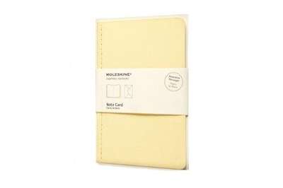 Moleskine Tarjeta postal - P - Amarillo plumeria