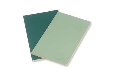 Moleskine Libreta Volant TB Set de 2 - XS - Liso verde salvia/verde alga