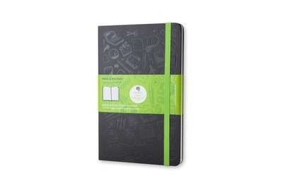 Moleskine Cuaderno Evernote Smart - L - Rayas negro