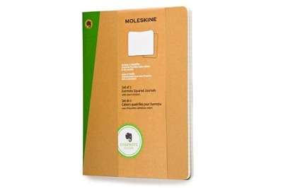 Libreta Evernote Cahier TB Set de 2 -XL - Cuadriculado marrón kraft