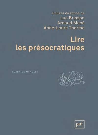 Lire les présocratiques