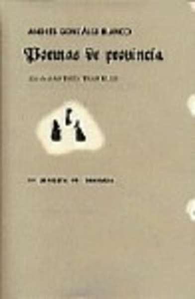 Poemas de provincia