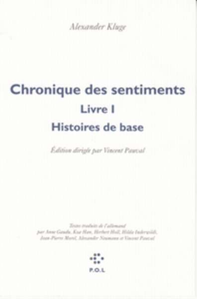 Chronique des sentiments I