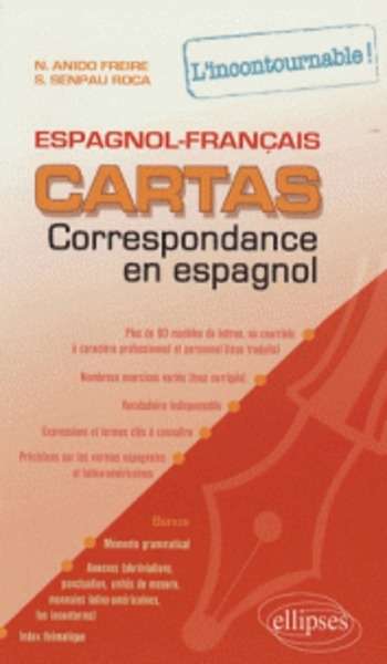 Cartas - Correspondance en espagnol, l'incontournable ! espagnol-français